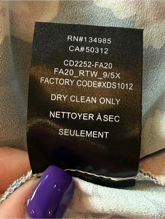 For Love & Lemons Morgan Floral Slip Dress M Cowl Neck Satin Midi 25259 - Picture 11 of 12